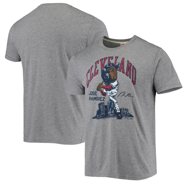 Men's Cleveland Guardians Gray T-Shirt